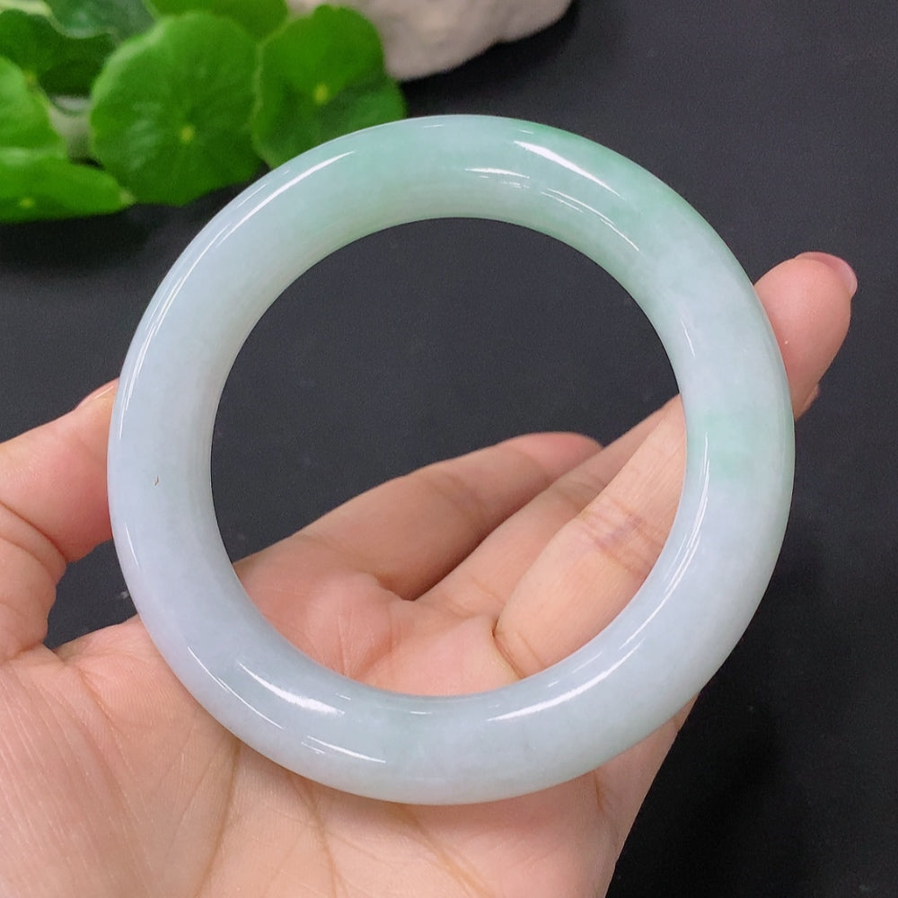 Jadeite Round Bangle Size 56.5mm Total Weight Approx. 83g