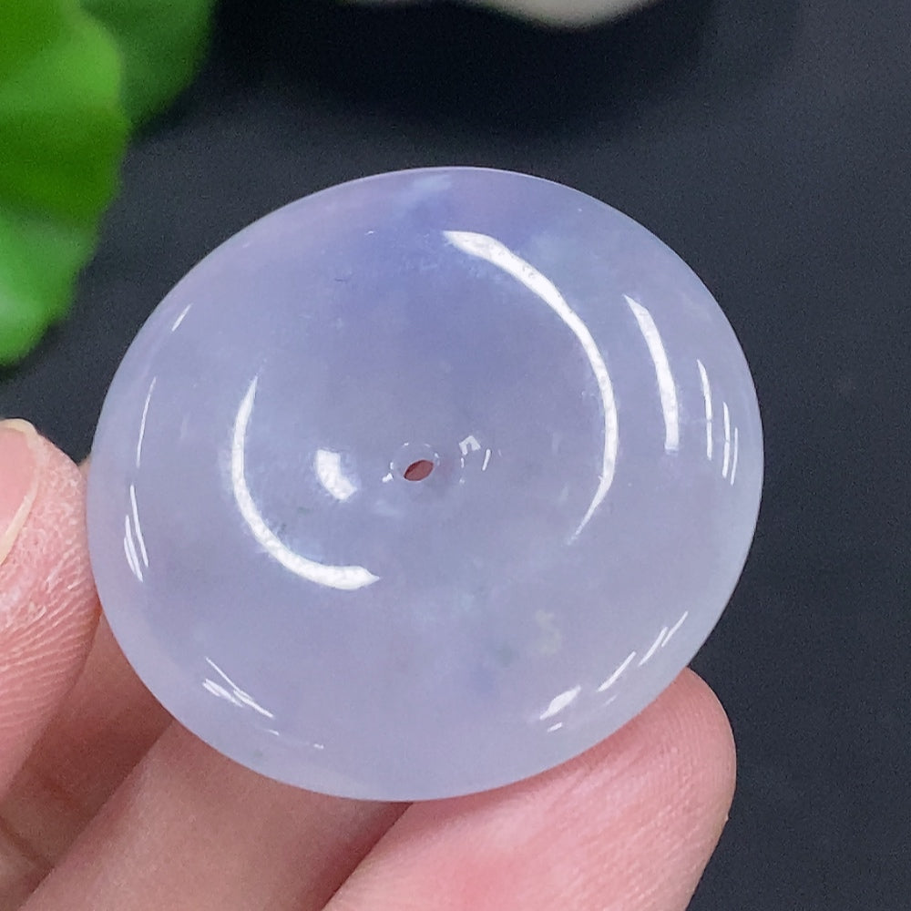 Jadeite Peace Button, total weight approx. 10.5g