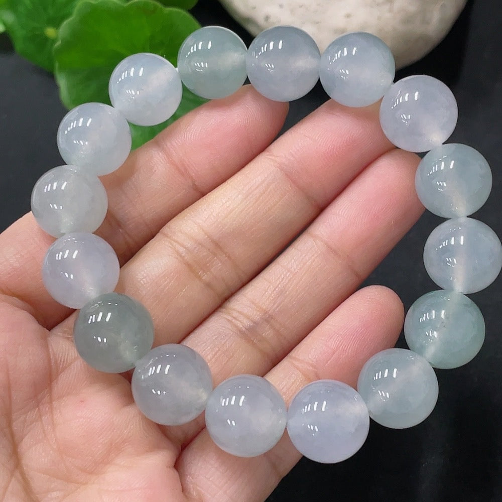 Jadeite Bracelet Approx.12mm Total Weight Approx.47.72g