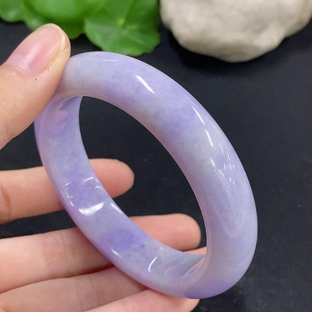 Jadeite Round Bracelet Size 54.2 Total Weight Approx. 63g