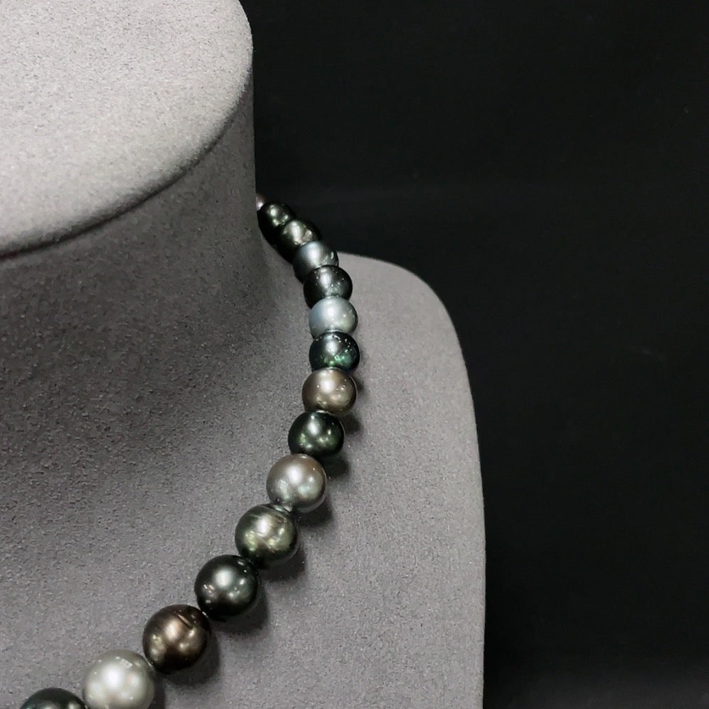 Seawater Pearl Necklace Color Origin Undetermined Non- . -11.2mm | Huiliu Certified