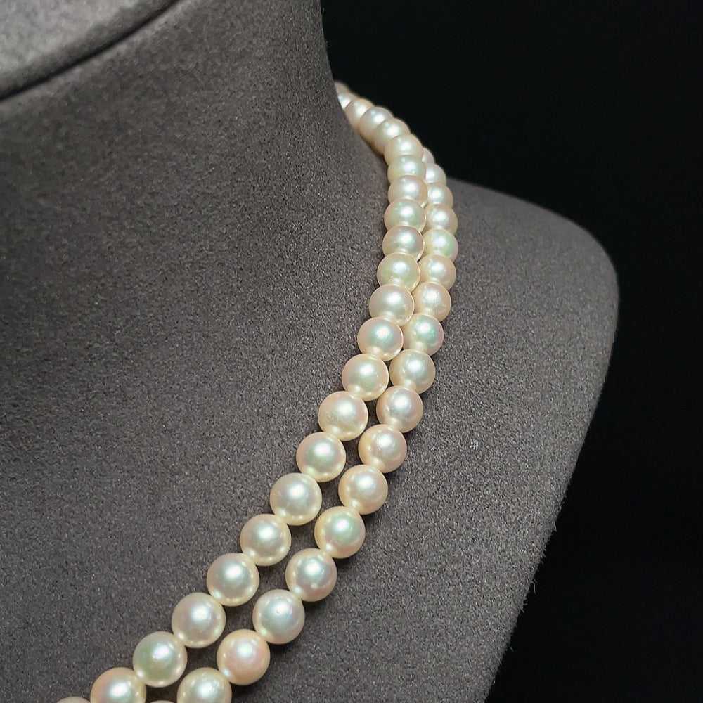 Seawater Pearl Strand Non-Gold Color Origin Undetermined Total Weight Approx. 48.05g Size About 6.2mm