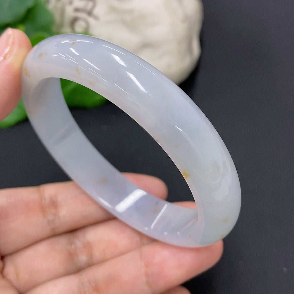 Jadeite Round Bangle Size 56.3 Total Weight Approx. 50.6g