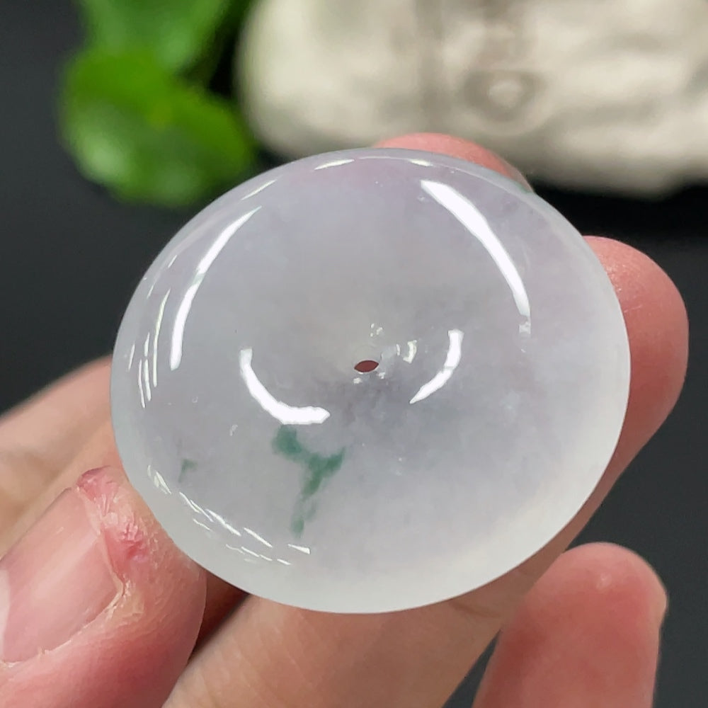 Jadeite Pendant Peace Knot Total Weight Approx. 12.59g