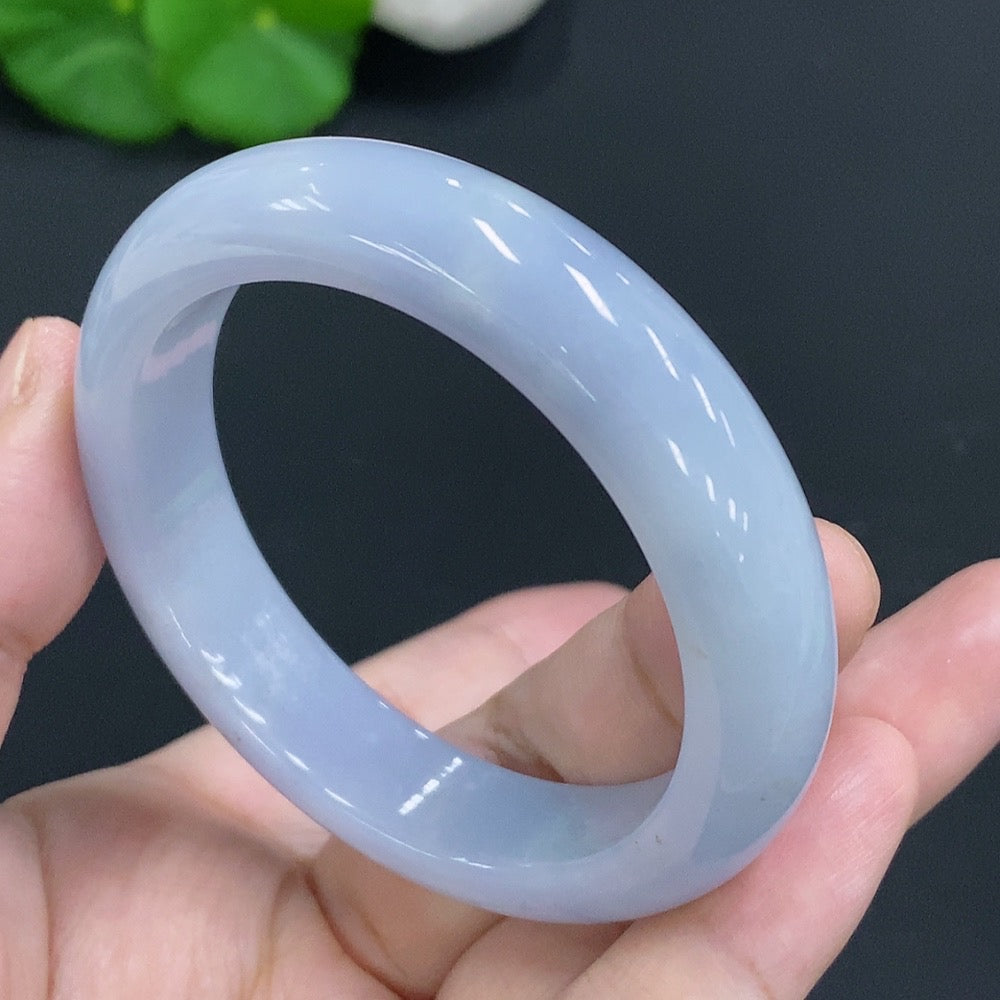 Jadeite Round Bangle Size 51.2 Total Weight Approx. 50.5g