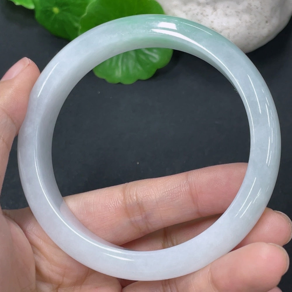 Jadeite Round Bangle Total Weight Approx. 58.66g Size 59