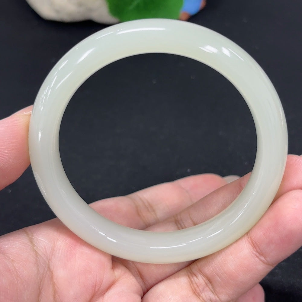 Hetian Jade Round Bracelet