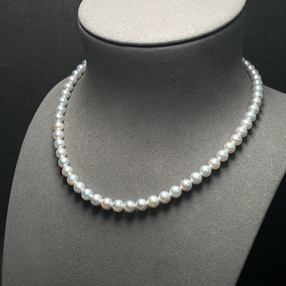 Seawater Pearl Strand Non-Gold Color Origin Undetermined