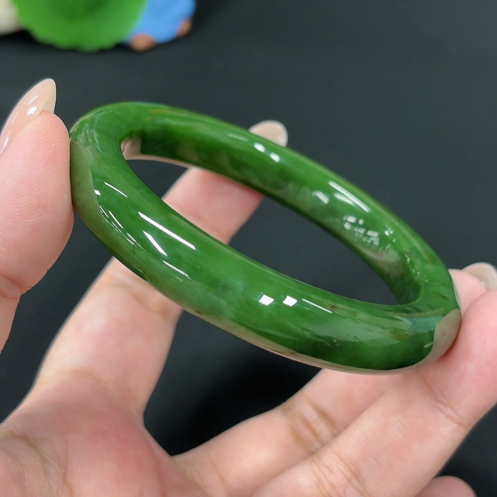 Hetian Jade Jasper Round Bracelet