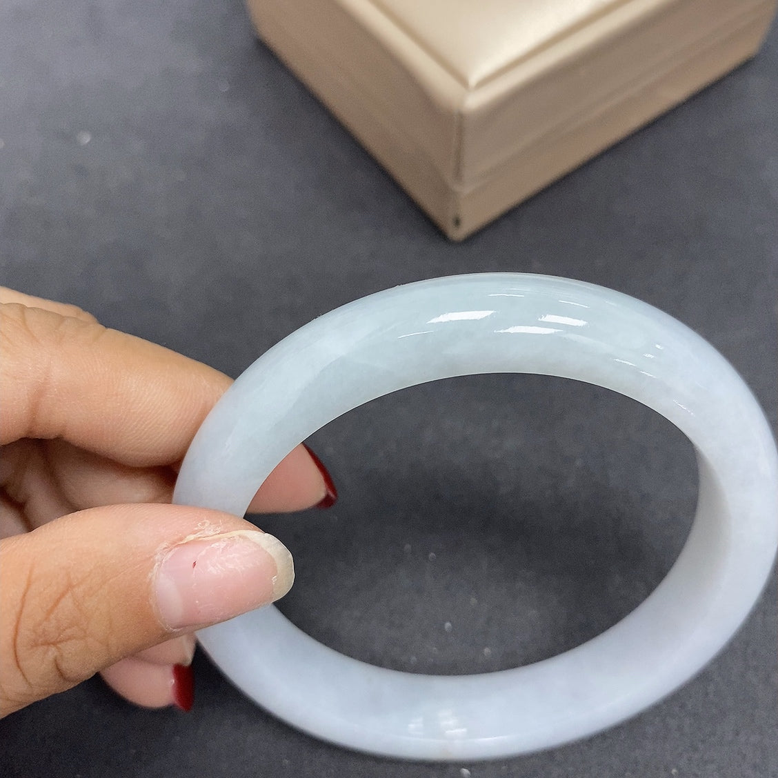 『Jadeite Regular Bangle, Size 58.4』
