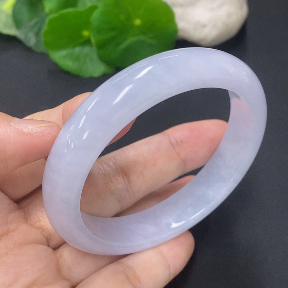 Jadeite Round Bangle Size 56.3 Total Weight Approx. 52g