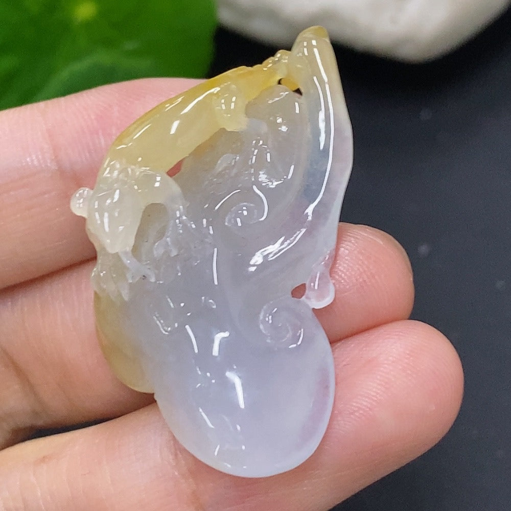 Jadeite Now and Then Pendant