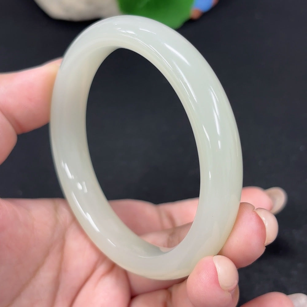 Hetian Jade Round Bracelet
