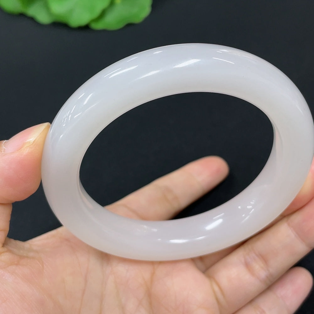Hetian Jade Round Bracelet