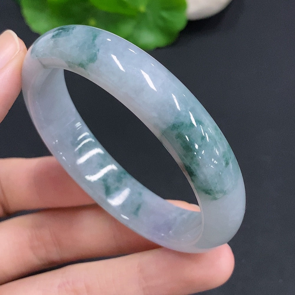 Jadeite Concubine Bracelet Total Weight Approx. 40.8g Size 52.6/46.2