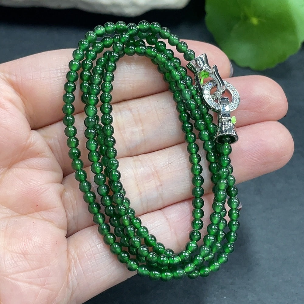 JadeiteBead Strand, Size 2.8mm, Total Weight 11.249g