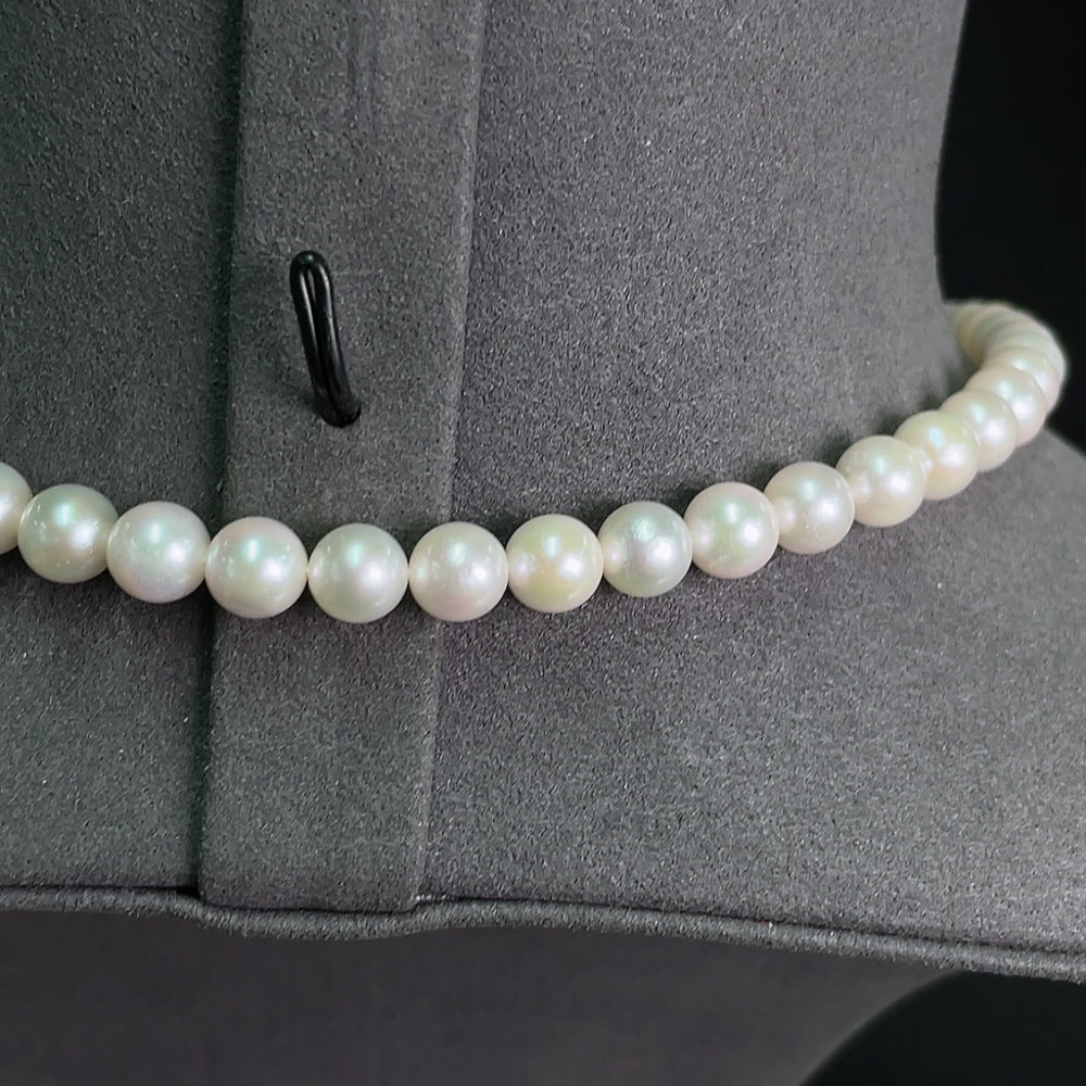 Seawater Pearl Strand 18k Gold Size 6.5-11.2mm Approx. Total Weight About 30.34g