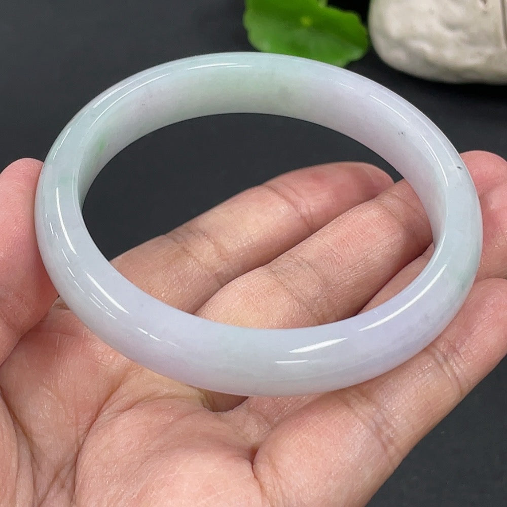 Jadeite Round Bangle Size 57.8 Total Weight Approx. 49.34g