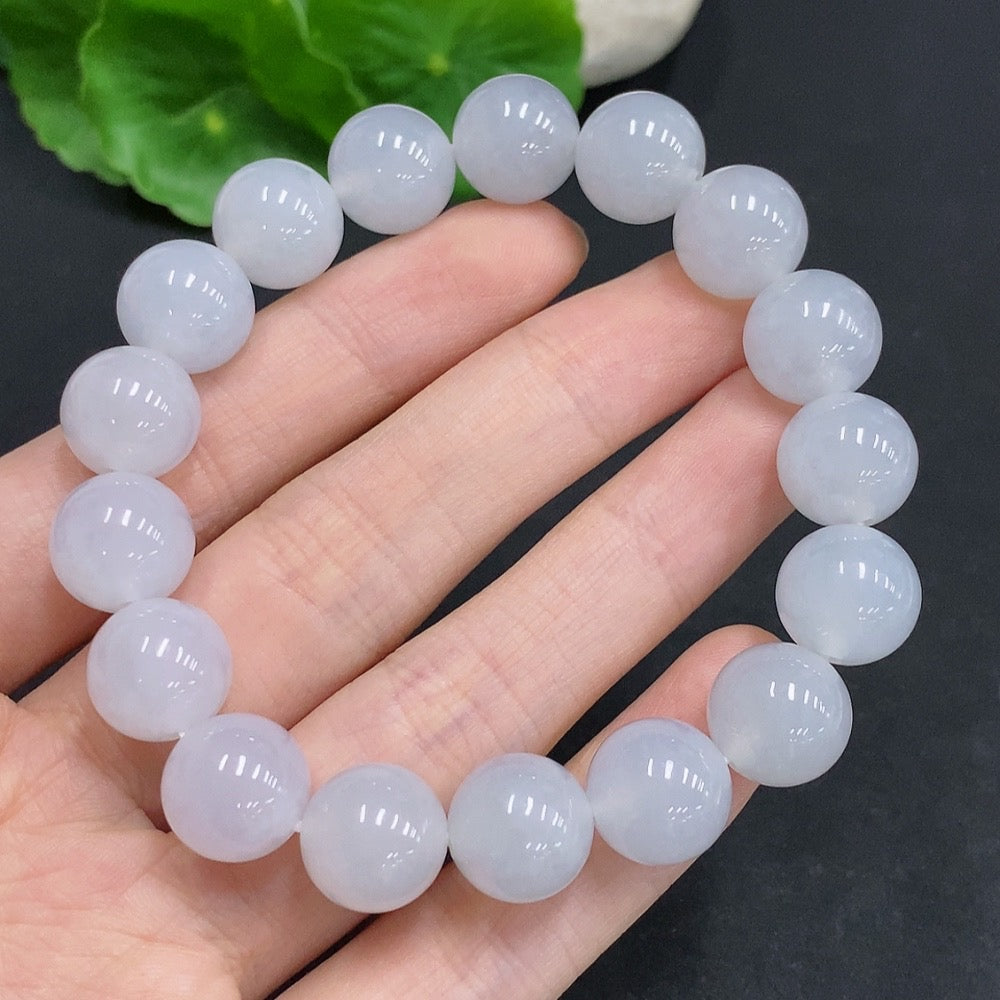 Jadeite Bracelet Total Weight About 50g Size Approx.12mm