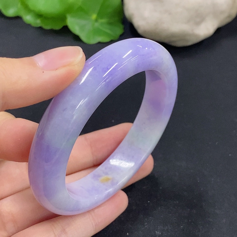 Jadeite Round Bracelet Size 54.2 Total Weight Approx. 63g