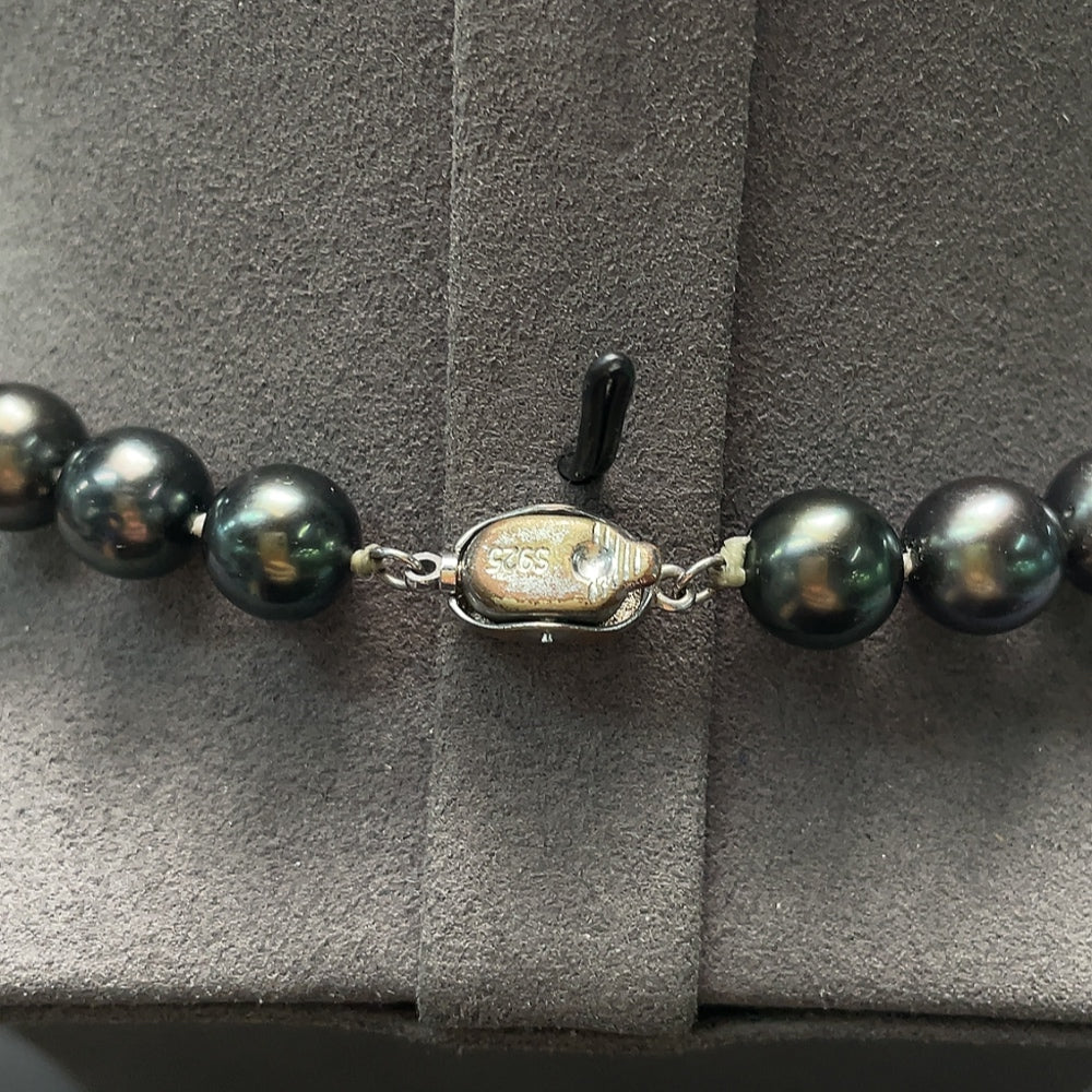 Seawater Pearl Necklace Non-Gold Total Weight Approx. 69.6g Size 8.8-11.7mm