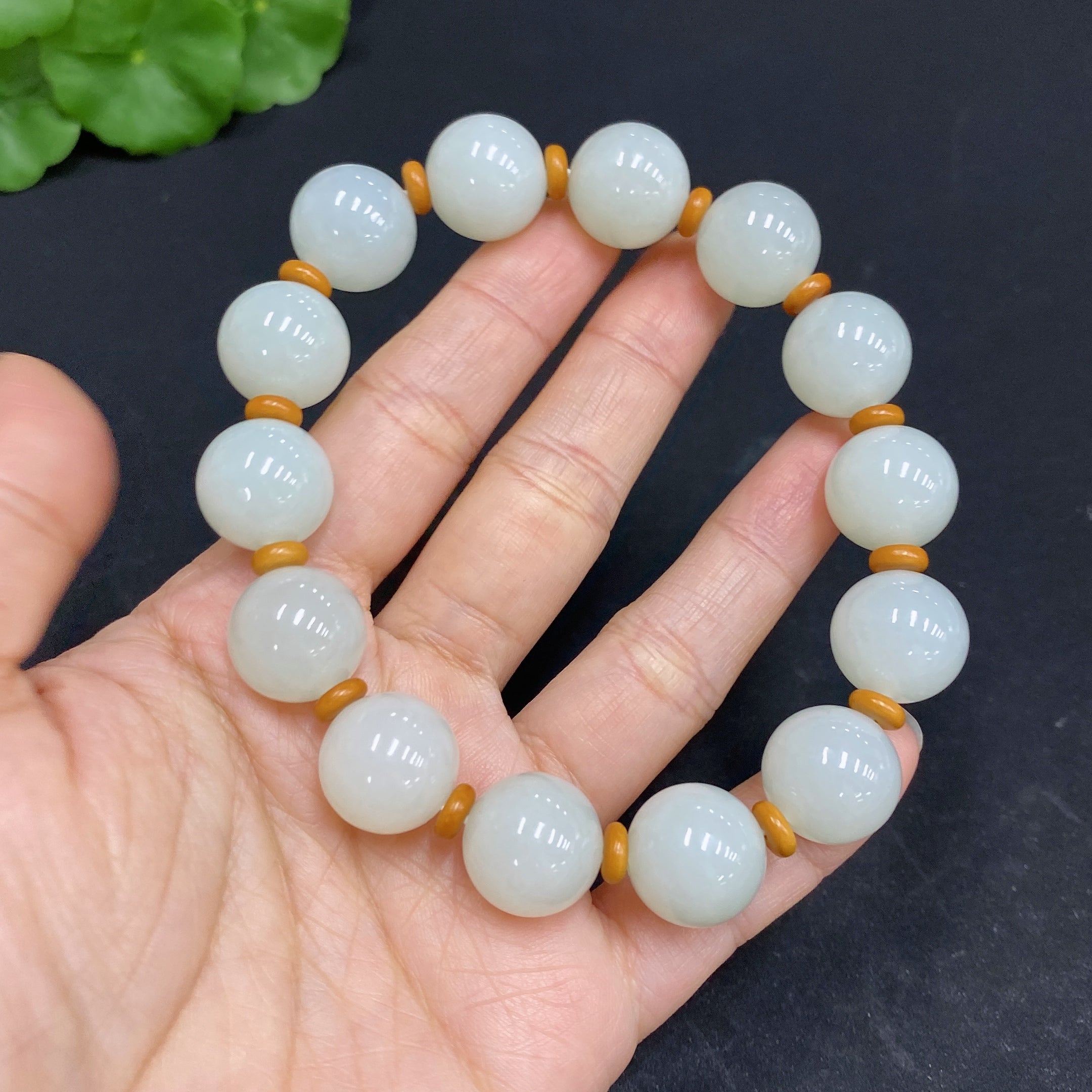 Hetian Jade Bracelet, . 13.8mm, . | Huiliu Certified