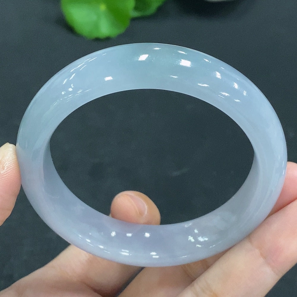 Jadeite Round Bangle Size 55 Total Weight 60.440g