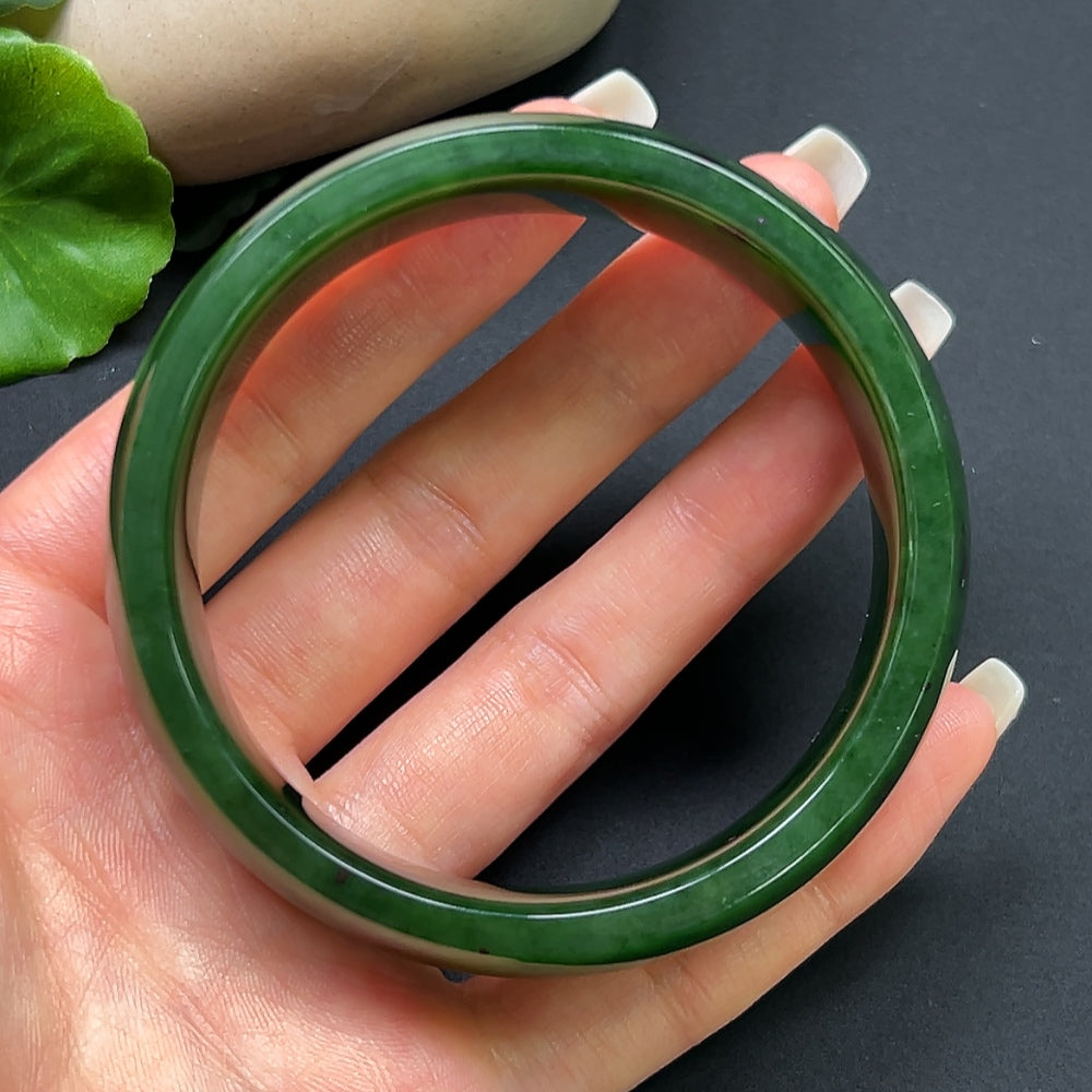 Hetian Jade Jasper Round Bracelet