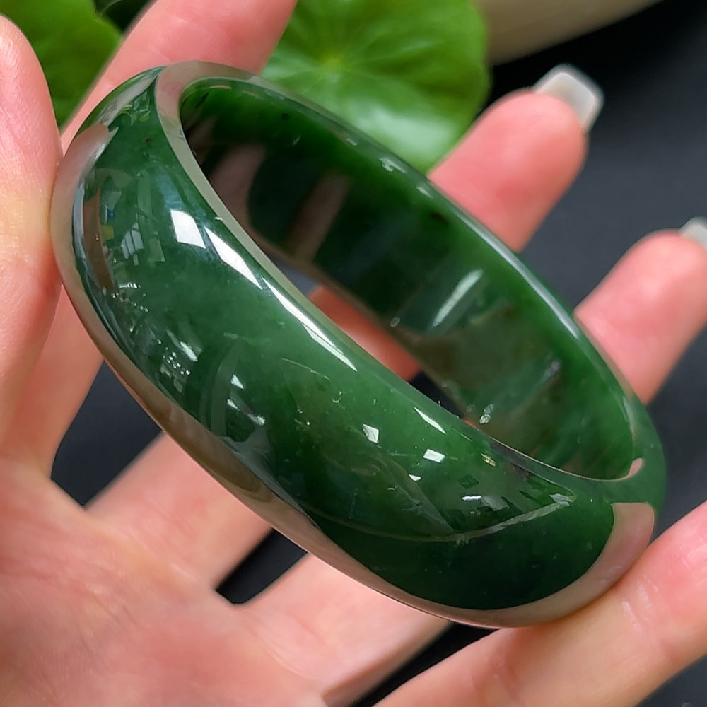 Hetian Jade Round Bracelet