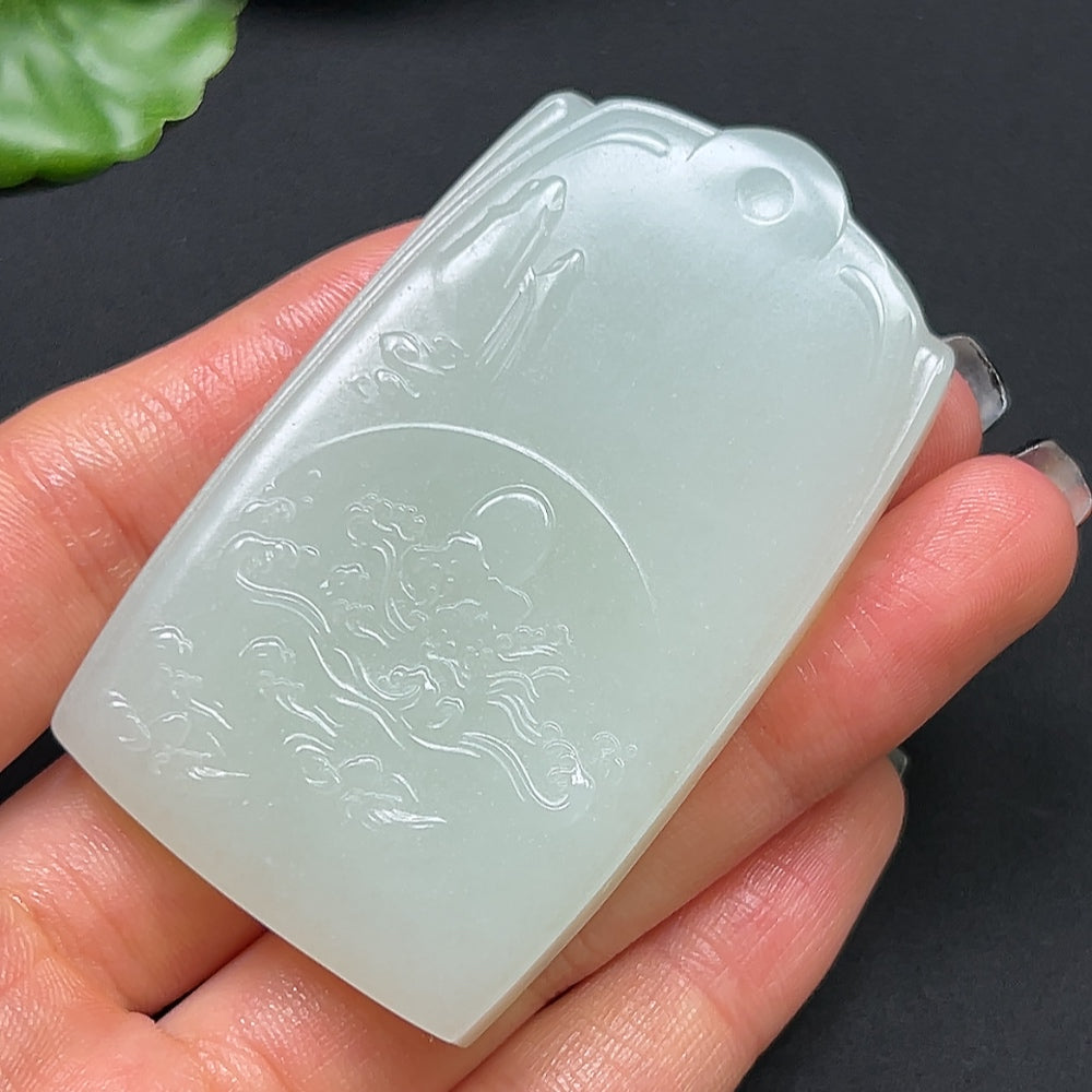 Hetian Jade Guanyin Pendant