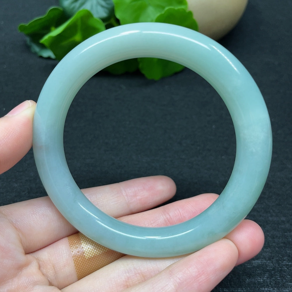 Jadeite Round Bangle Total Weight Approx. 51.70g Size 56