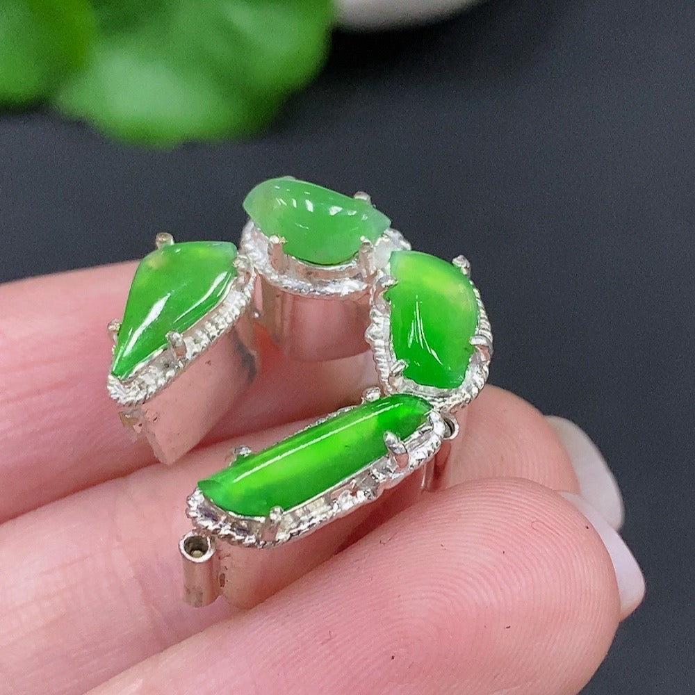 Jadeite Inlay Piece Non-Gold Inlay