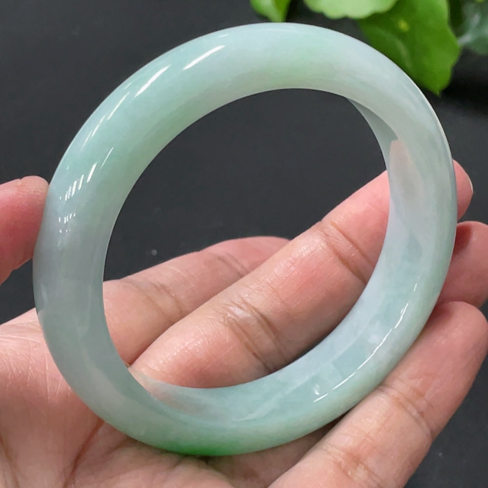 Jadeite Round Bracelet Total Weight Approx. 53.57g Size 53