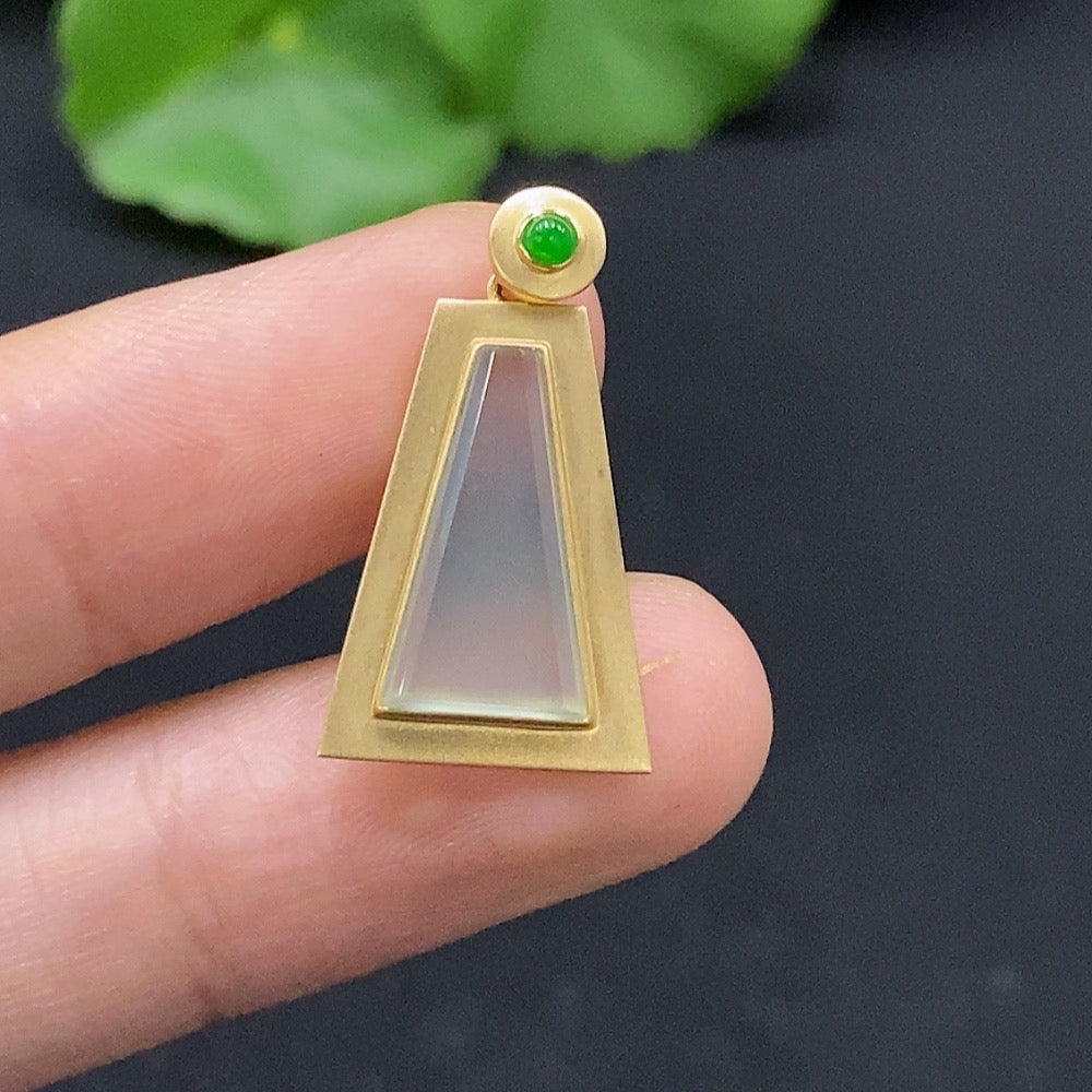 Jadeite Pendant with Setting . | Huiliu Certified