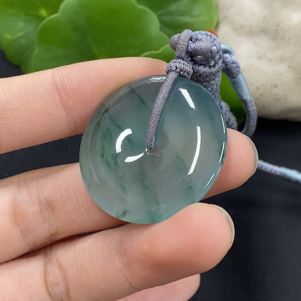 Jadeite Peace Knot Pendant Total Weight Approx. 13.62g
