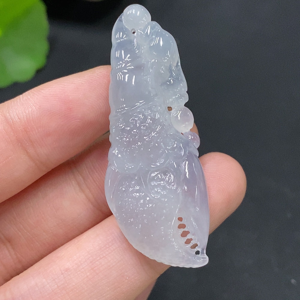 Jadeite Pendant Total Weight Approx. 10.5g Crab Claw