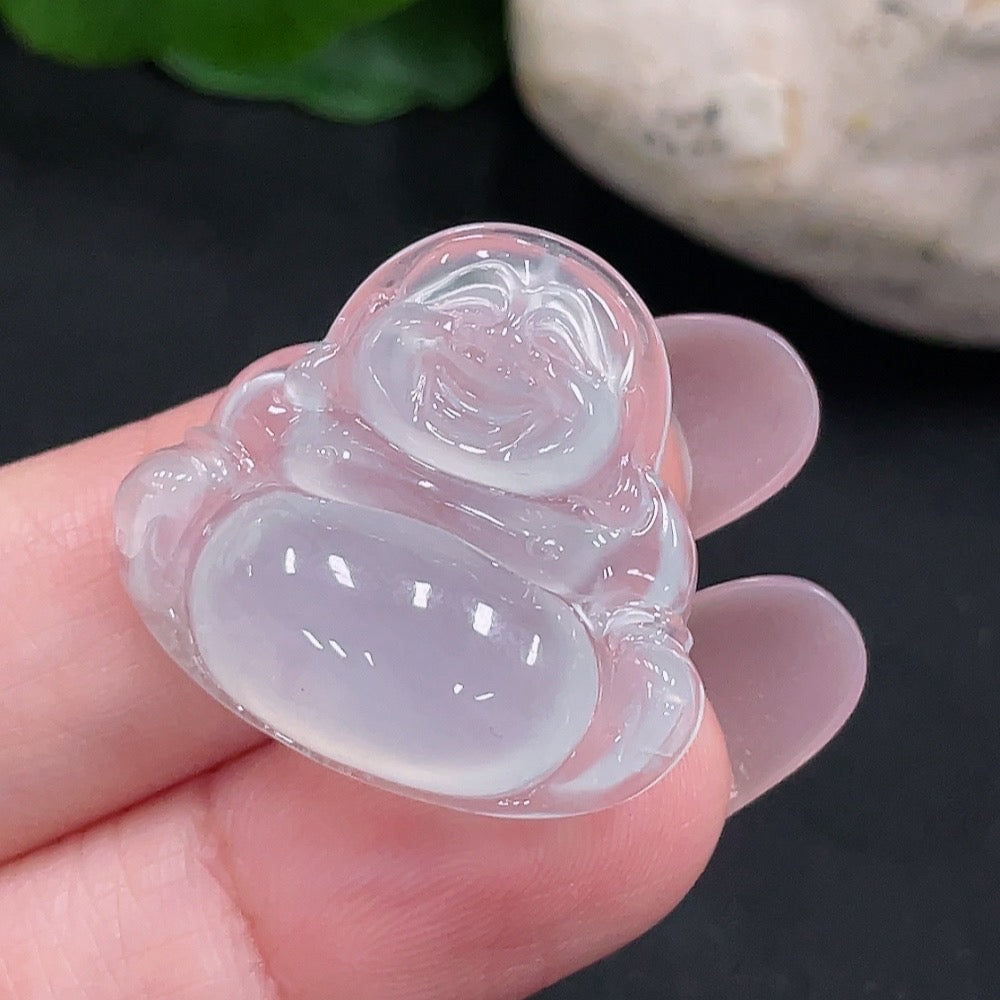 Jadeite Buddha Pendant, Total Weight Approx. 4.9g