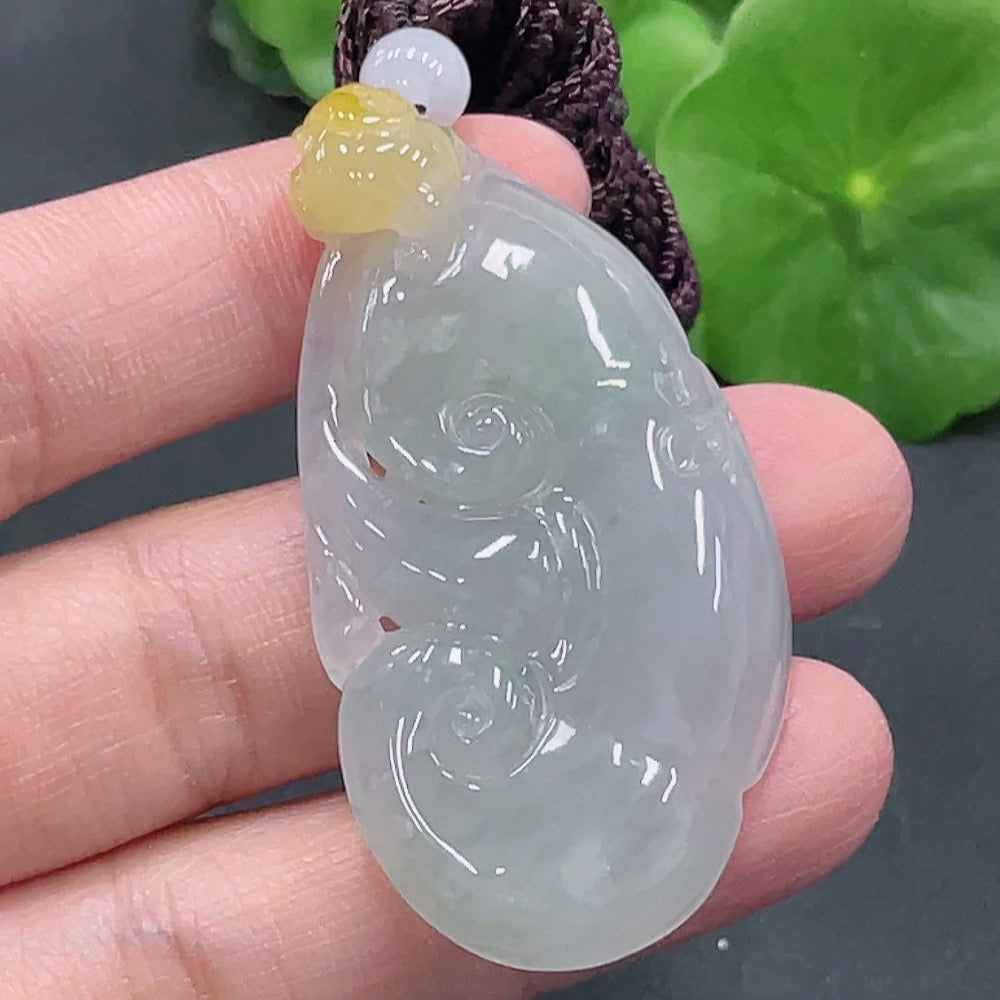 JadeiteRuyi Pendant Total Weight Approx. 23.8g