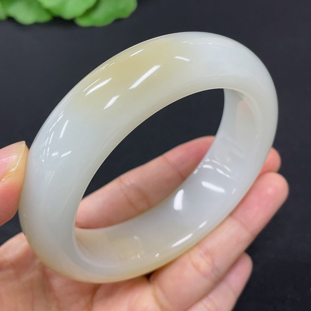 Hetian Jade Round Bracelet