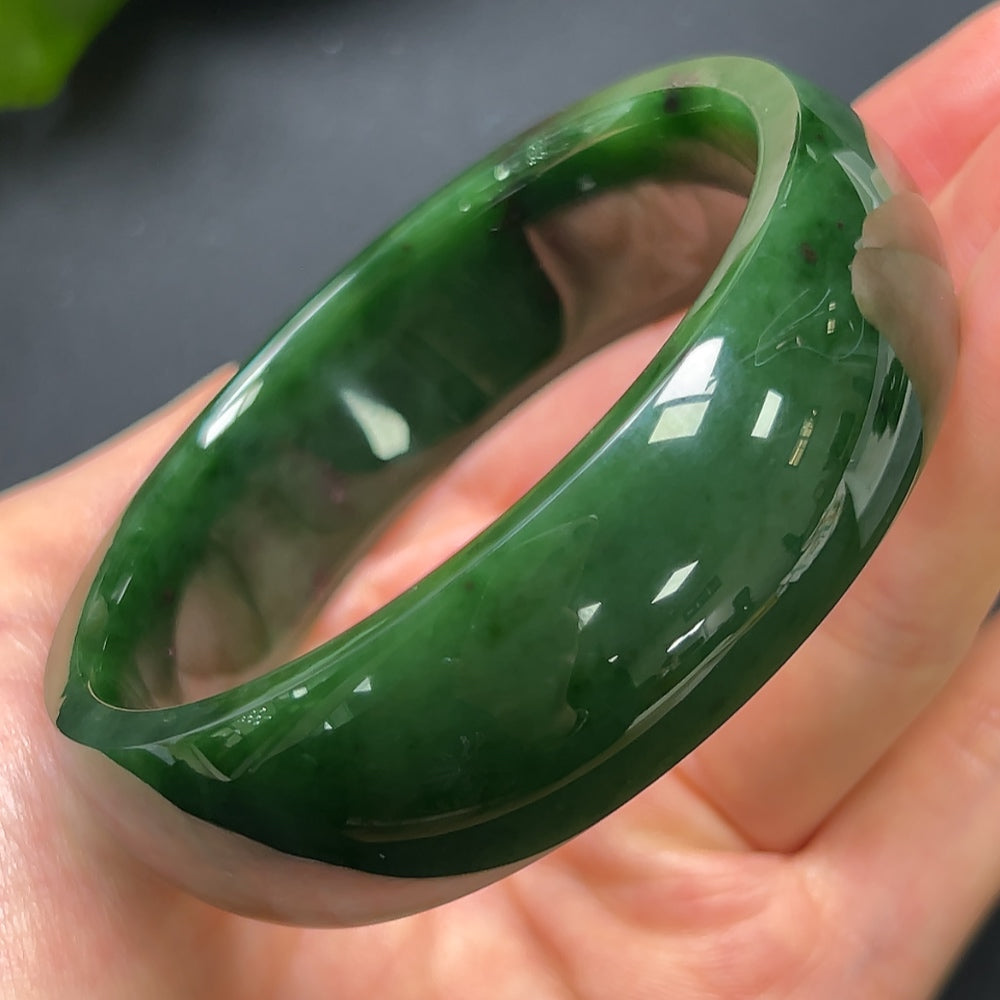 Hetian Jade Round Bracelet