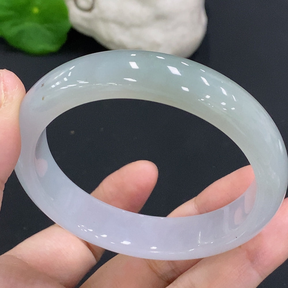 Jadeite Round Bangle Size 56.6 Total Weight Approx. 56.1g