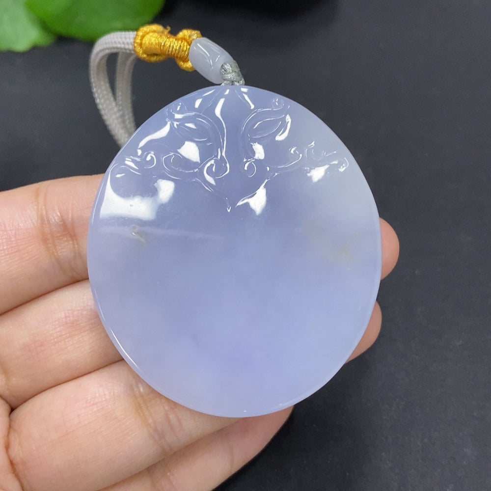 Jadeite Antique Pendant (Including Rope Weight)