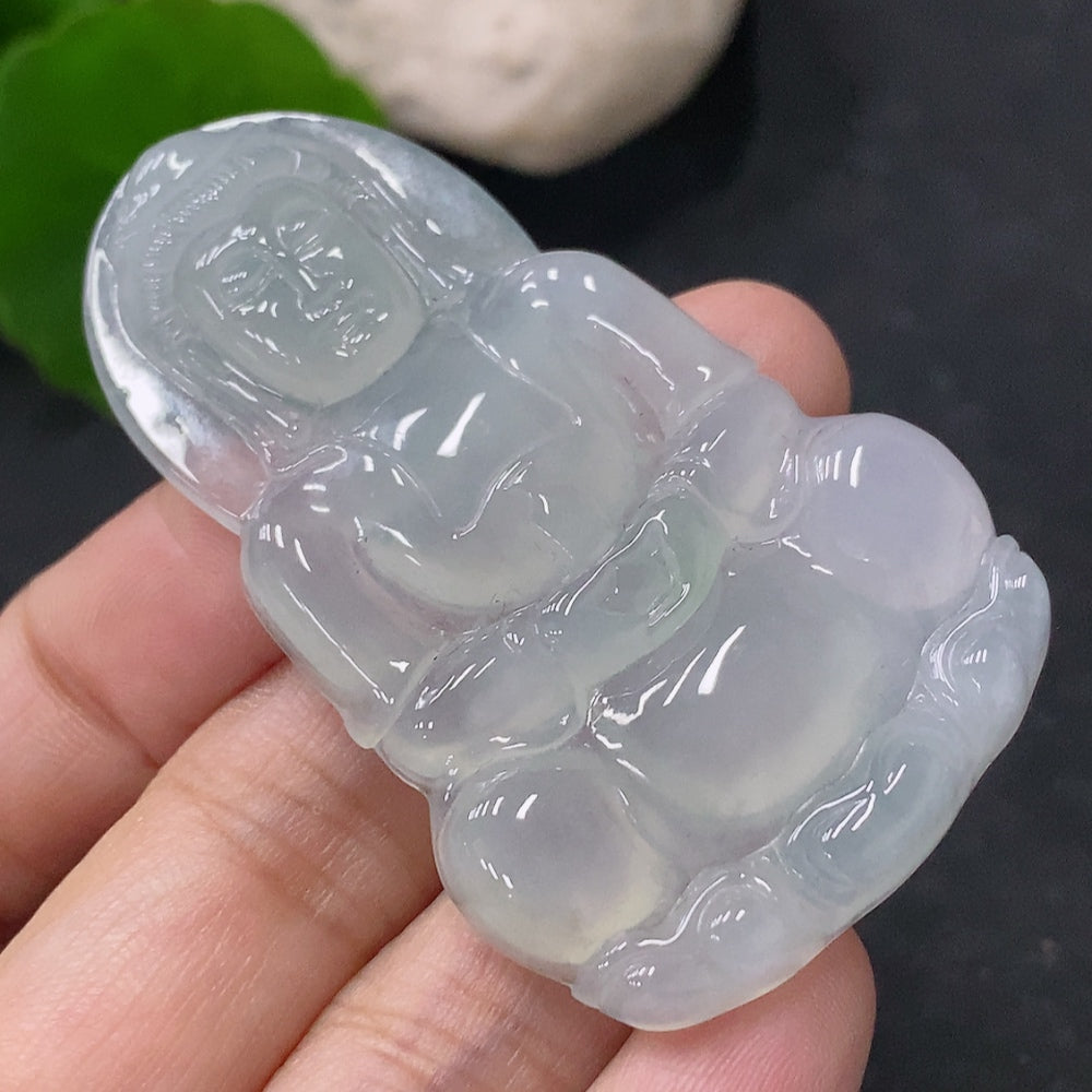 Jadeite Pendant Guanyin, . | Huiliu Certified