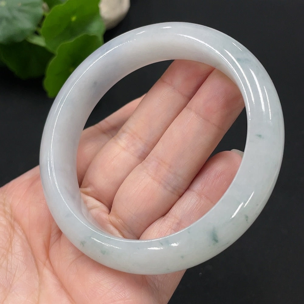 Jadeite Round Bangle Size 57.4 Total Weight 63.155g