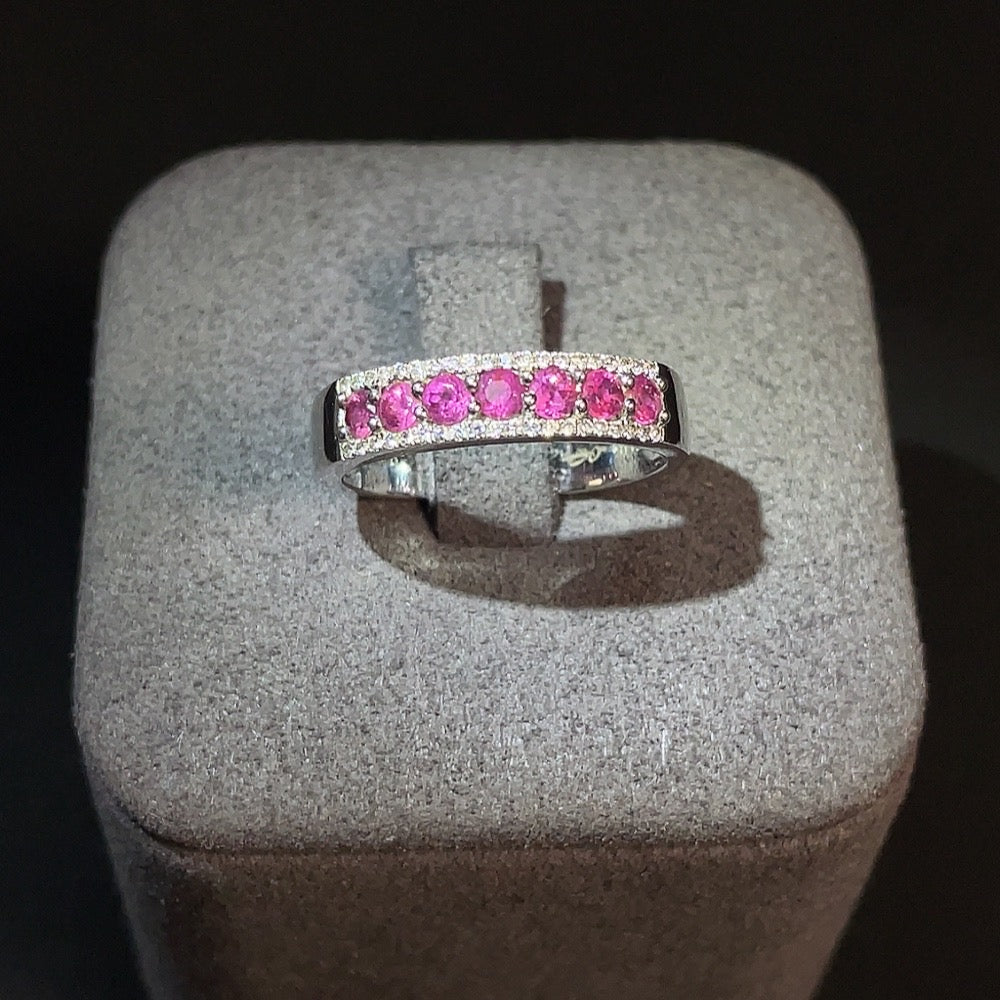 Tourmaline gemstone ring in 14K gold, size 13, approximately 3.69g, crafted by HKHQ featuring vibrant gemstone details.
