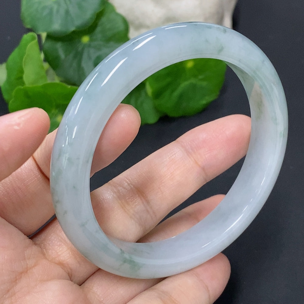 Jadeite Round Bracelet Size 56.9 Total Weight Approx. 49.1g