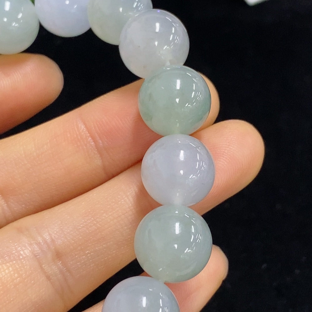 Jadeite Bracelet, . 12.2mm, . | Huiliu Certified