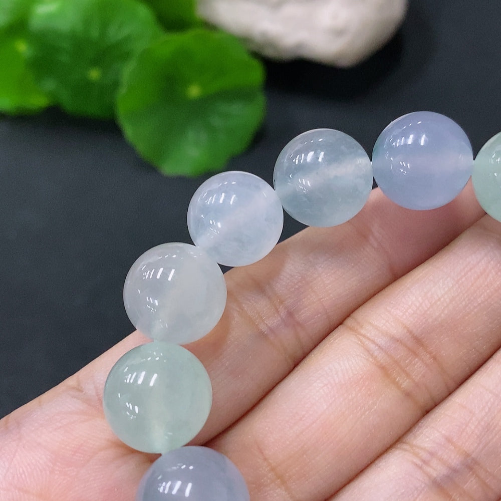翡翠ブレスレット 約12.5mm 総重量約51.26g【総価値:14,108米ドル】