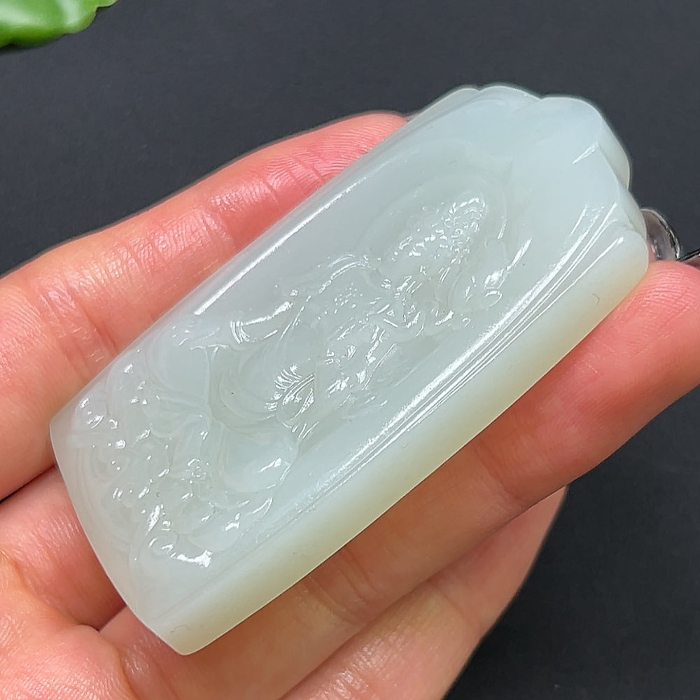 Hetian Jade Guanyin Pendant