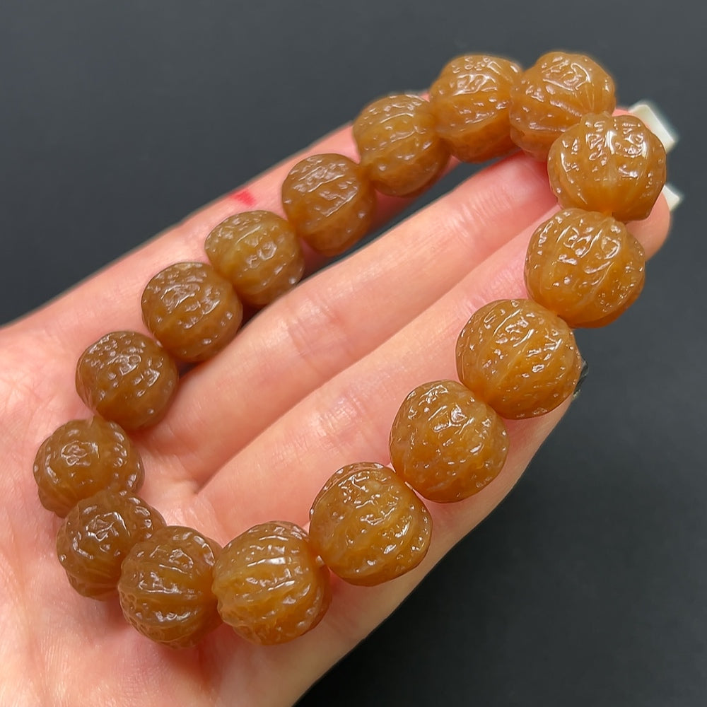 Hetian Jade Walnut Bracelet